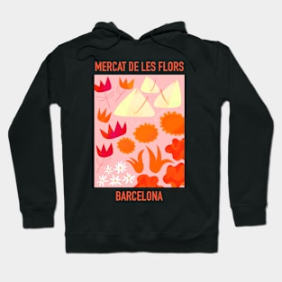 Flower Market from Barcelona Hoodie